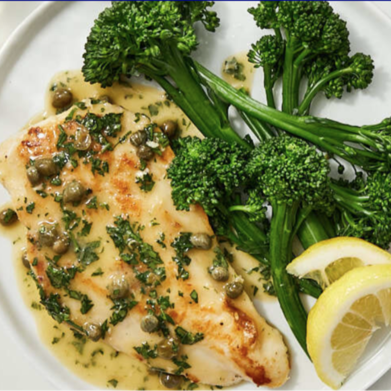 Chicken Piccata with Broccoli Main Image